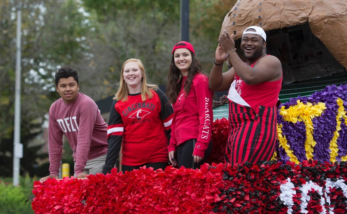 University of Cincinnati 2015 Homecoming Parade. UC/ Joseph Fuqua II