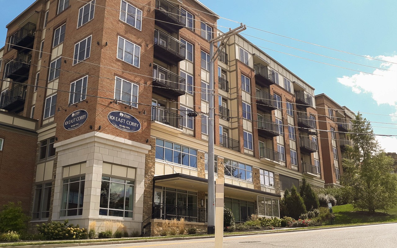 Exterior of 101 East Corry.