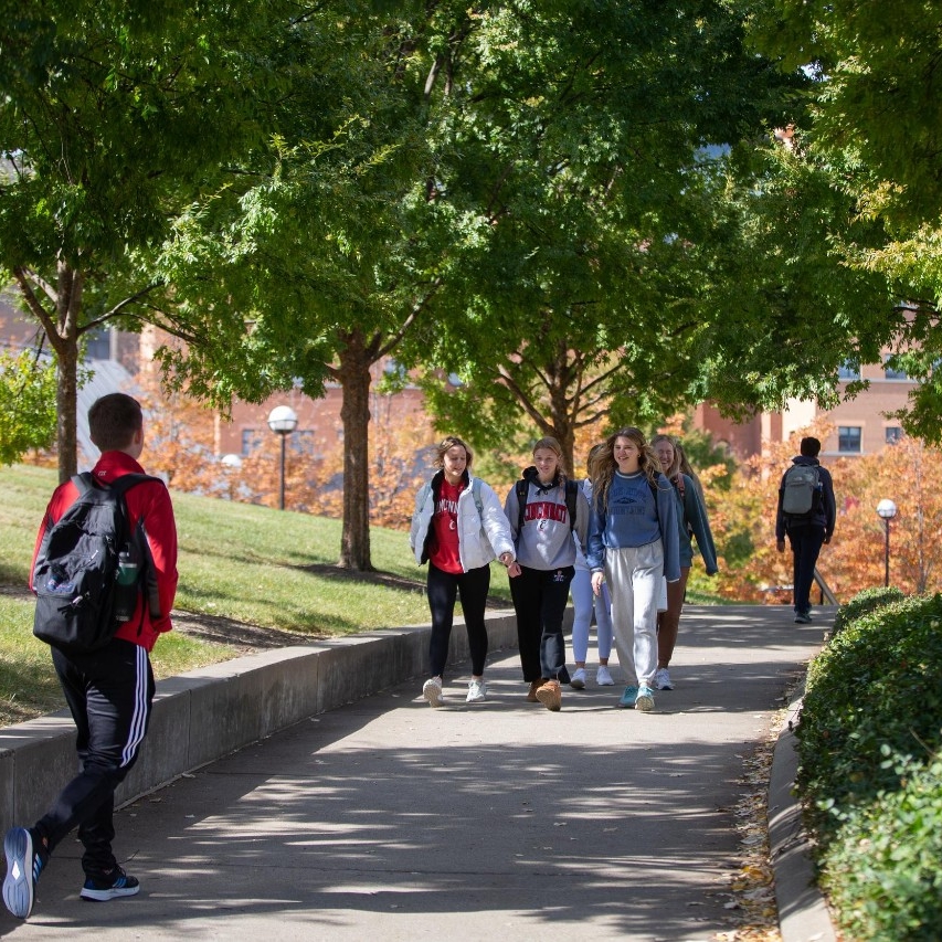 Fall campus scenes