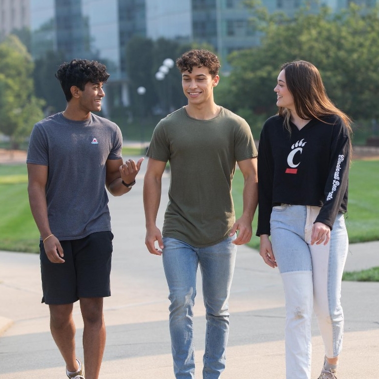 Behind the scenes of the filming of The College Tour tv show. Carlo Bronzie segment, with friends in and around Morgens Hall.