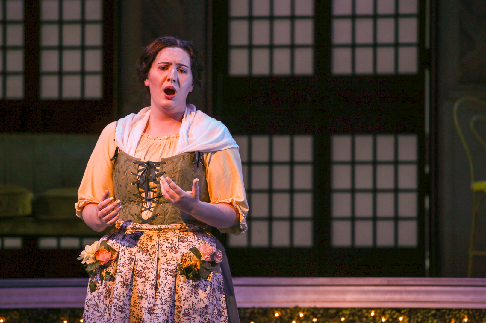 Students perform during the final dress rehearsal for CCM's production of the Mozart opera "La Finta Giardiniera." Photo/Mark Lyons