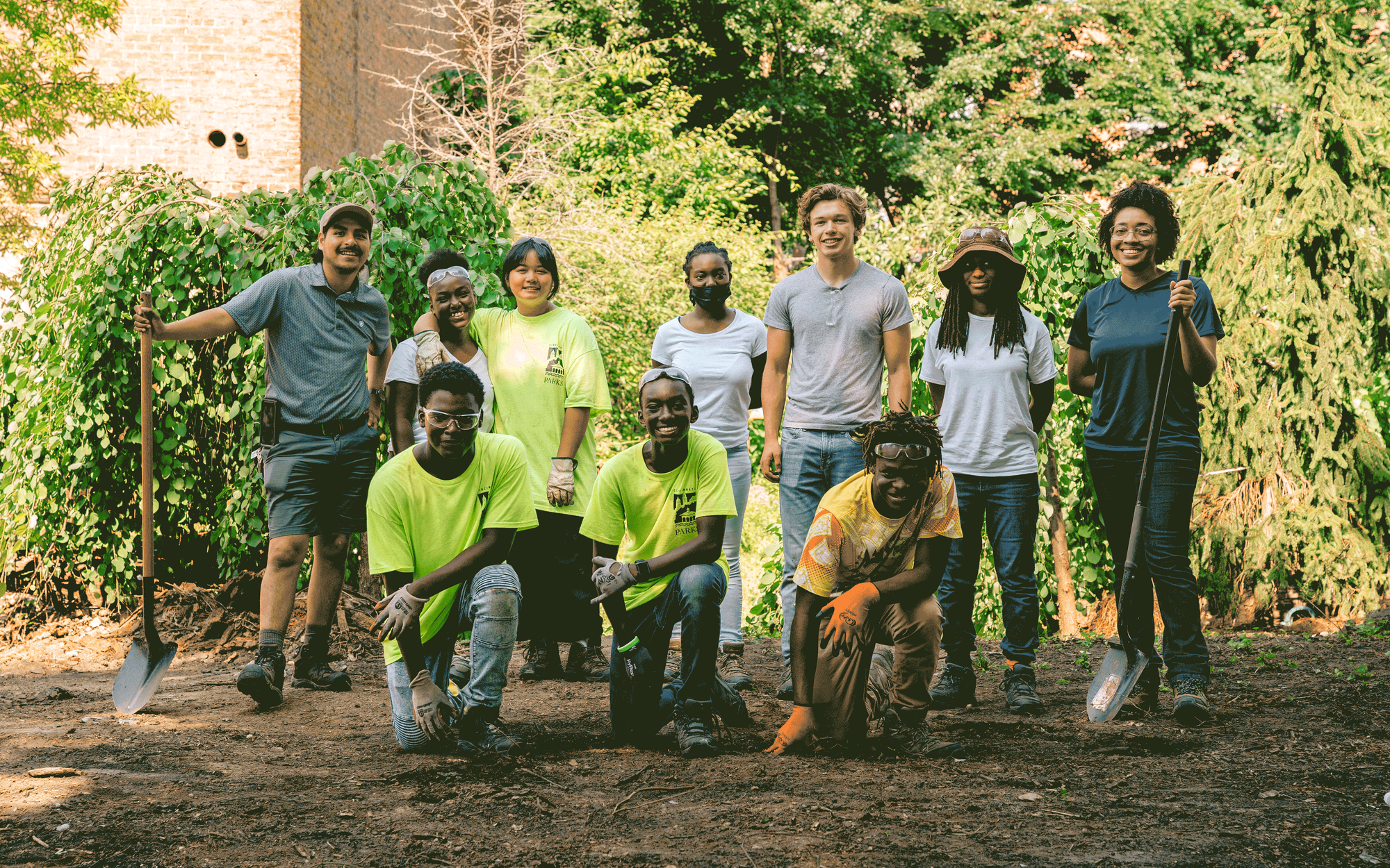 Tanner Yess leading Groundwork ORV Green Team of high school students towards employment readiness within the green industry. 