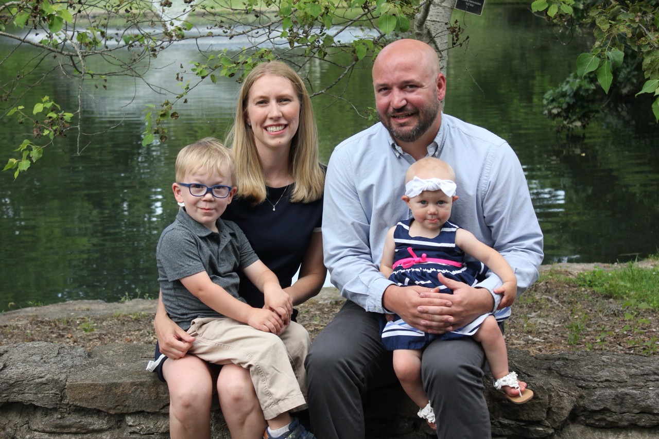 Ashley with her family