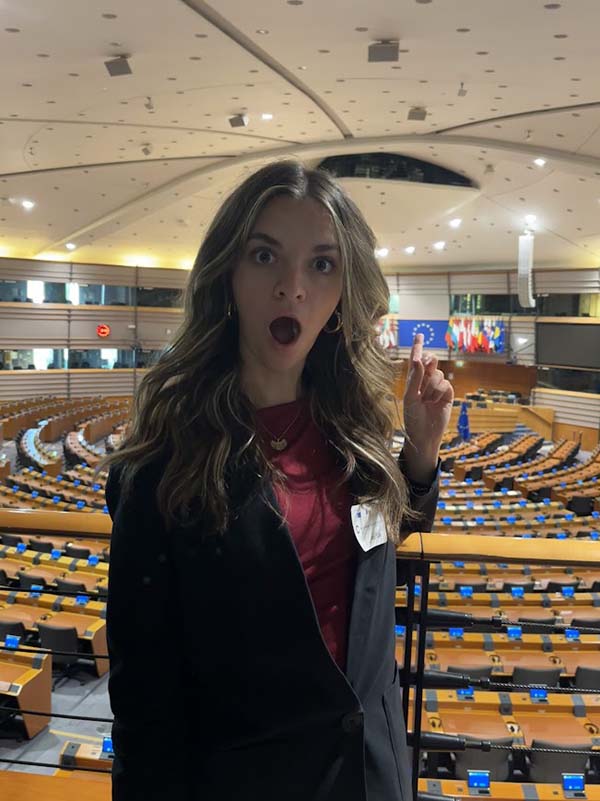 Avery Cook-Porter on a study tour