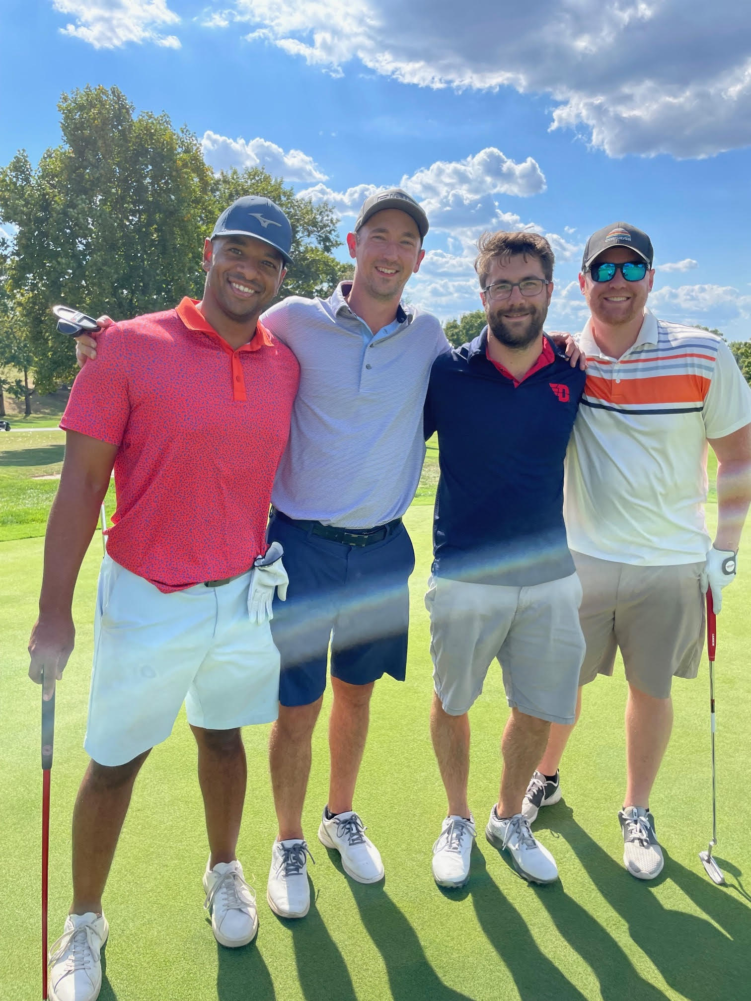 Golf foursome at the outing