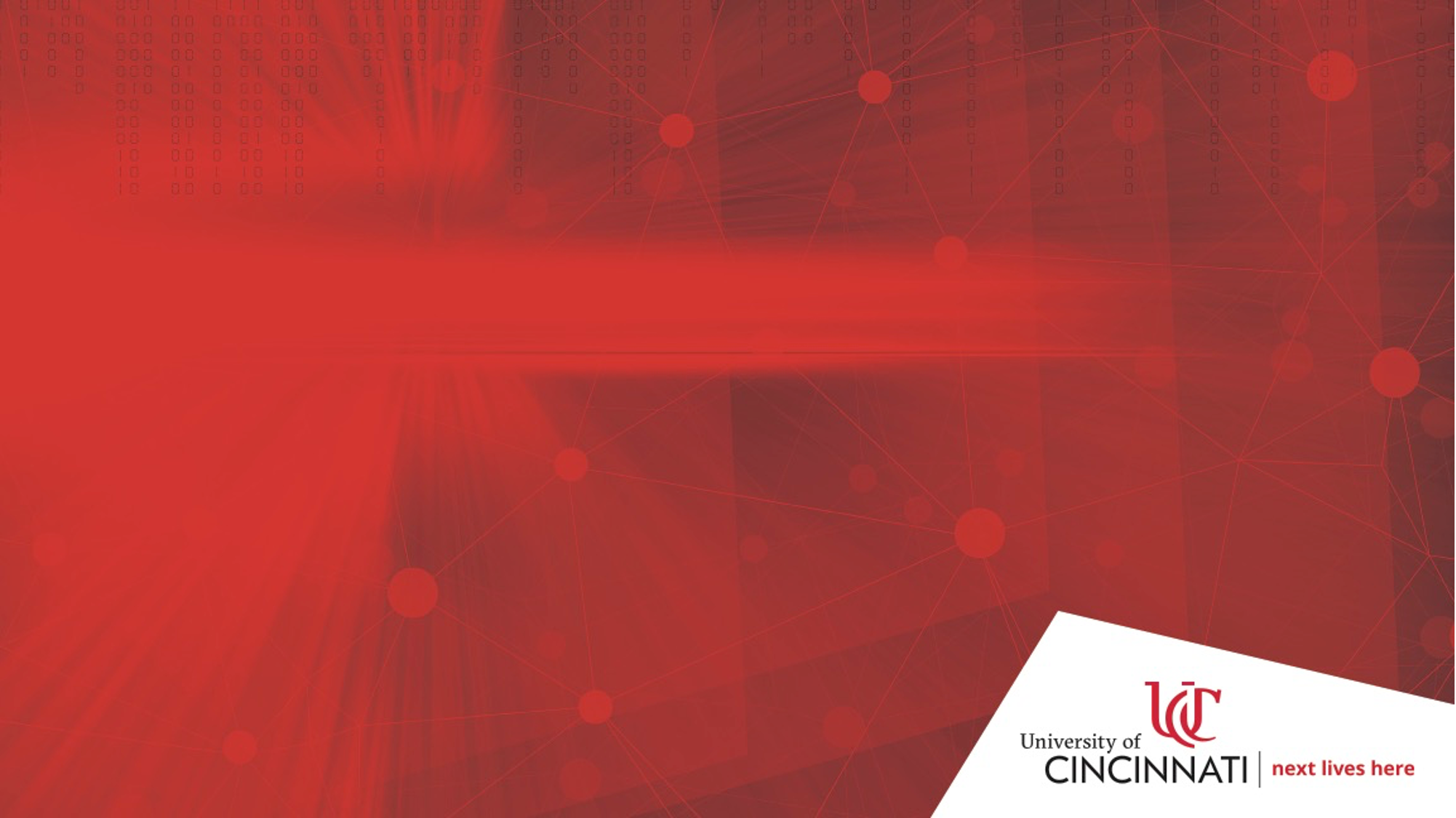 Next Lives Here PPT Template / Red  background