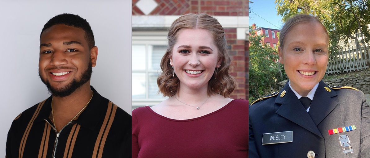 Julian Hill, Emily Keith and Lucy Wesley