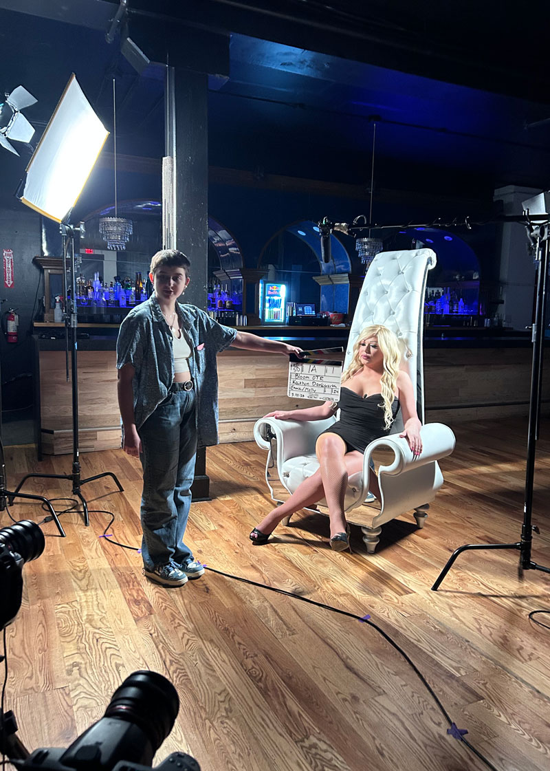 Behind the scenes of "In Full Bloom"