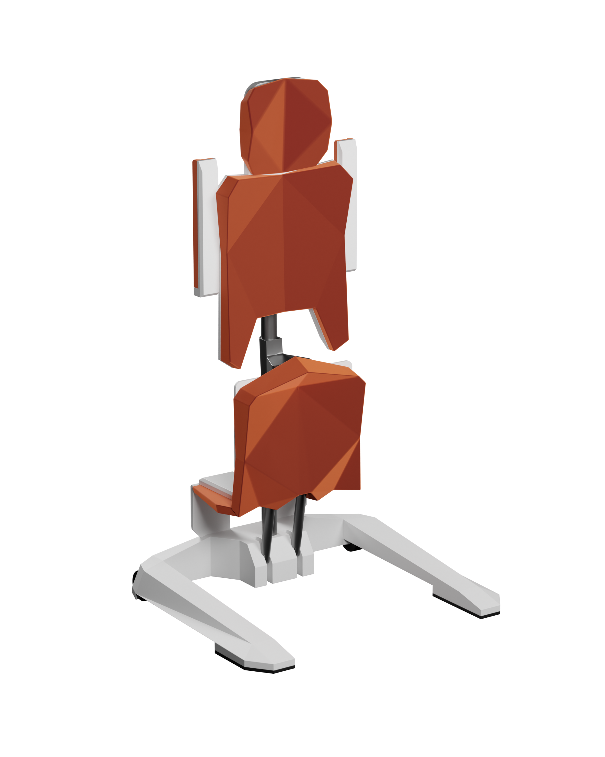a 3d model image of the chair design. 
