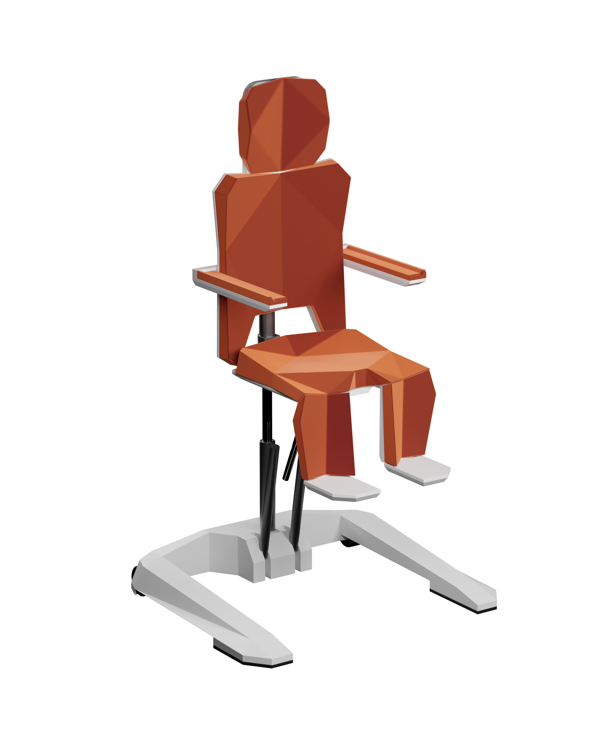 3d model of the chair design