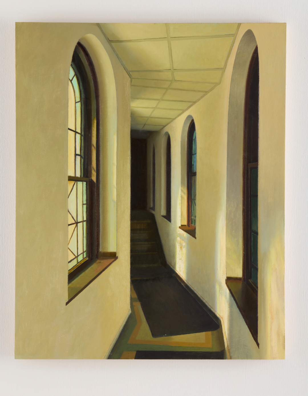 Saint Monica Saint George Painting by Emil Robinson.