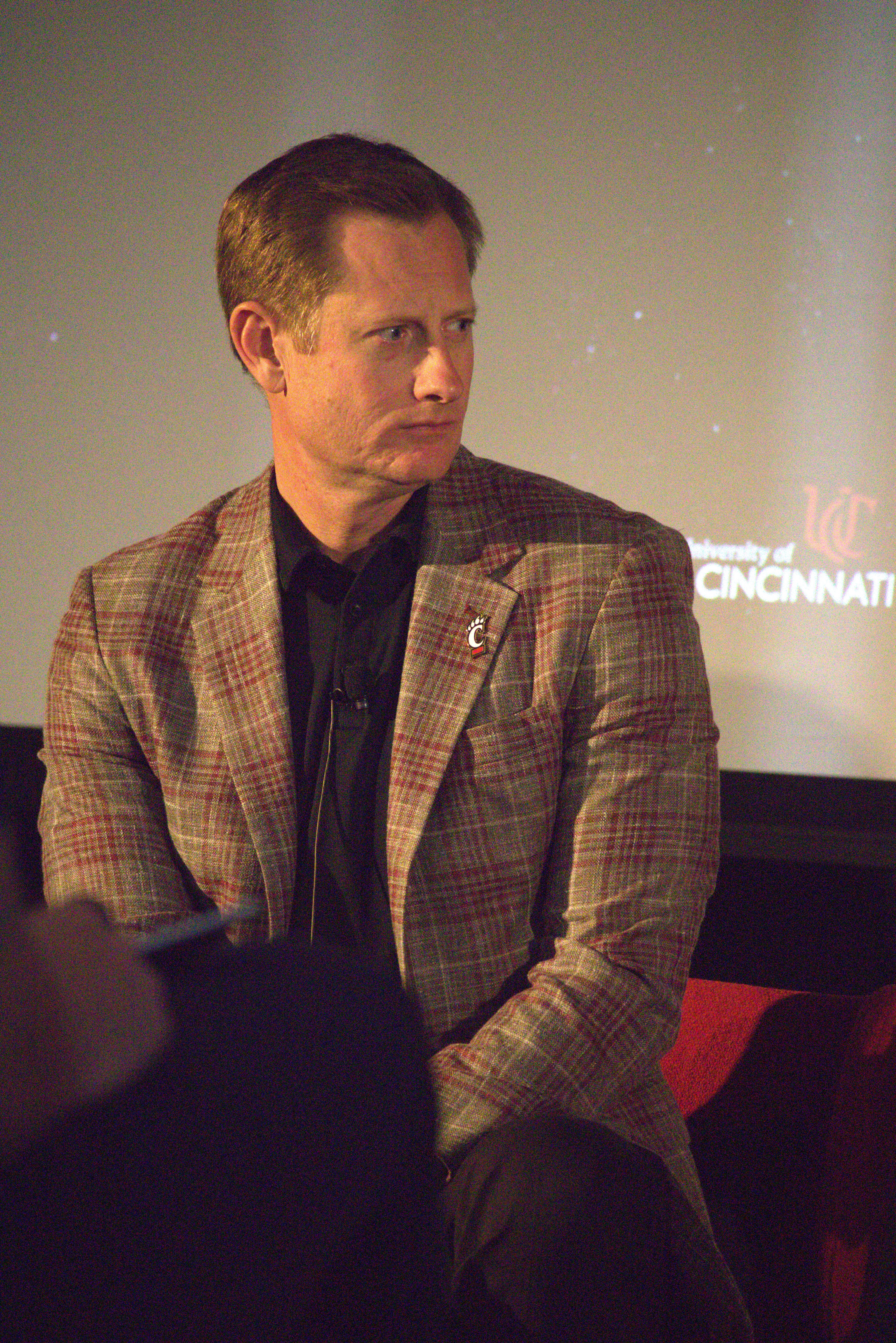 John Cunningham, Director of UC Athletics. Photo Alex Pearks