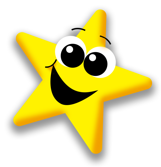 Smiley star cartoon