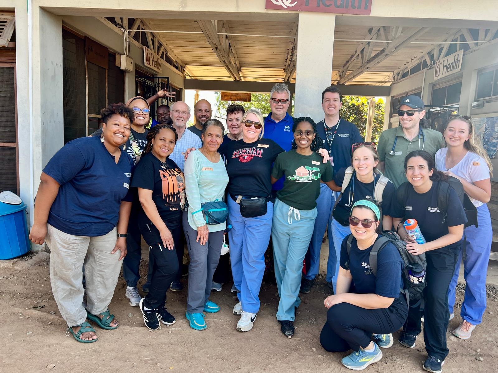 The Feb 2025 UC delegation included employees and trainees from medicine, nursing, pharmacy and the Cincinnati Health Department. Photo/Village Life