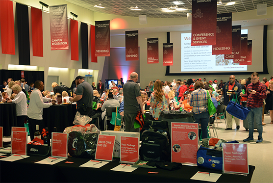 Silent Auction benefitting student scholarships at Showcase event