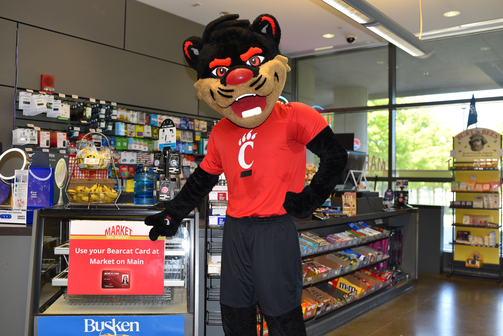 Interior view of Market on Main convenience store.