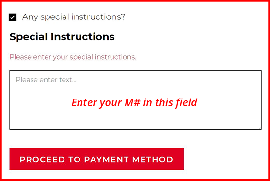 First, when you check out, sign in using your UC email to an existing account, or create an account with your UC email.  Next, be sure to include your M# in the special instructions box below step 2. Delivery Method.  Finally, note that your 30% discount will not appear in your cart, but will be reflected on your receipt.  Your free ground shipping will also be reflected on your receipt, and not in the final cart. 