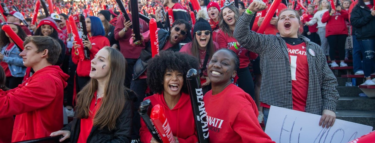 Cheer, Fans, SpiritESPN hosts College Gameday from campus on Homecoming and the football team defeats Tulsa.