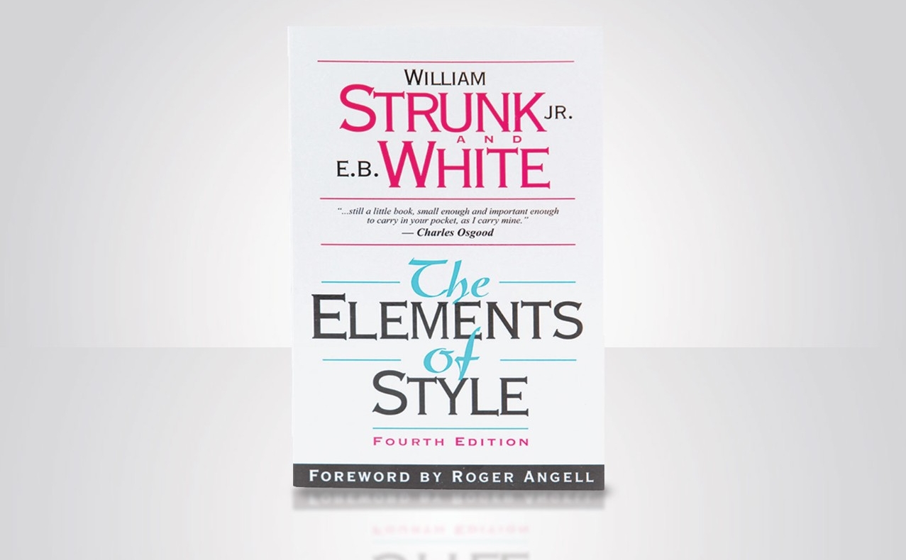 Cover of the EB White book The Elements of Style