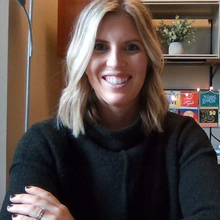 Madeleine in her office