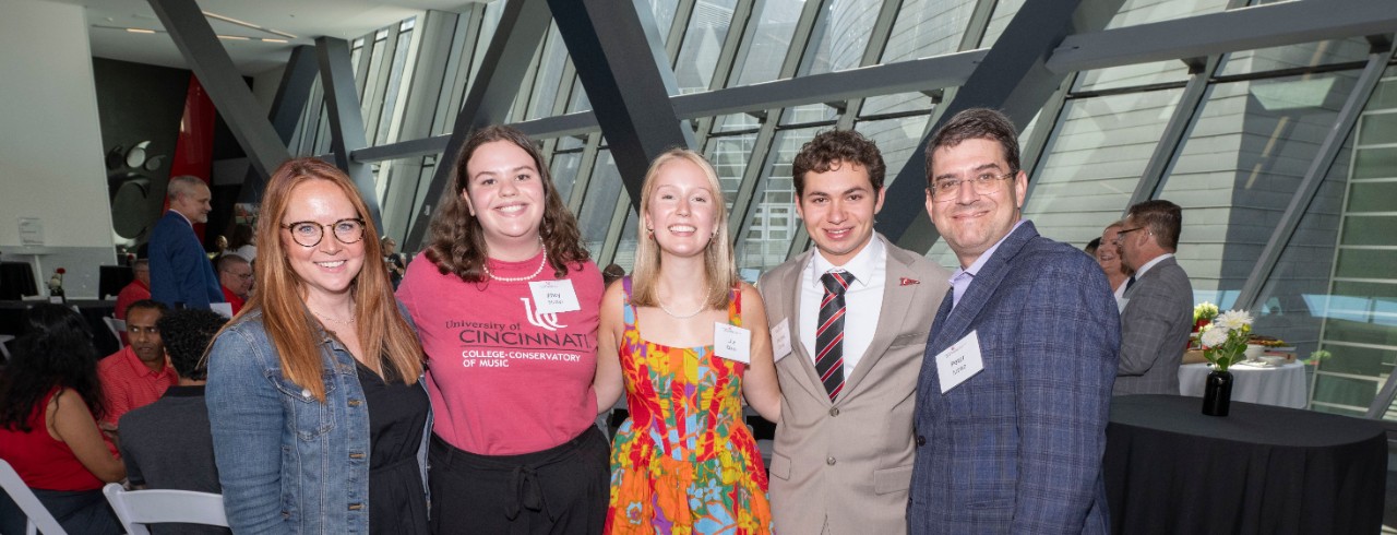 Hoffman CCM students and deans standing together