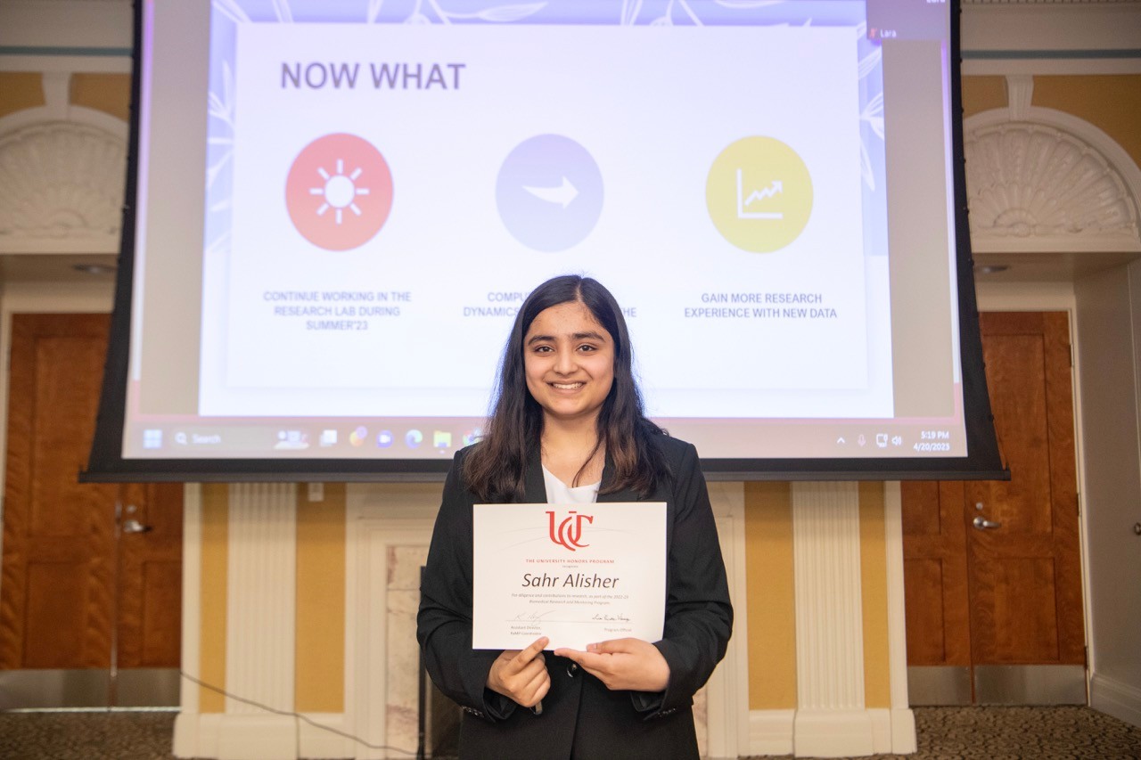UHP RaMP students participated in their program final presentations at Thursday April 20, 2023 in Annie Laws. Photos by Joseph Fuqua II