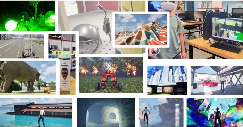 Collage of fifteen extended reality projects