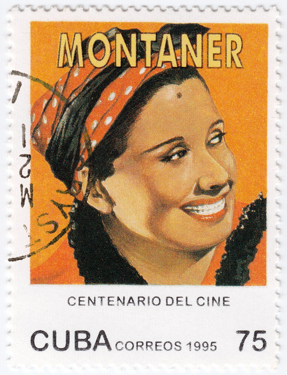 CUBA - CIRCA 1995: Rita Montaner - Cuban singer, pianist, actress and star of stage, film, radio and television, circa 1995