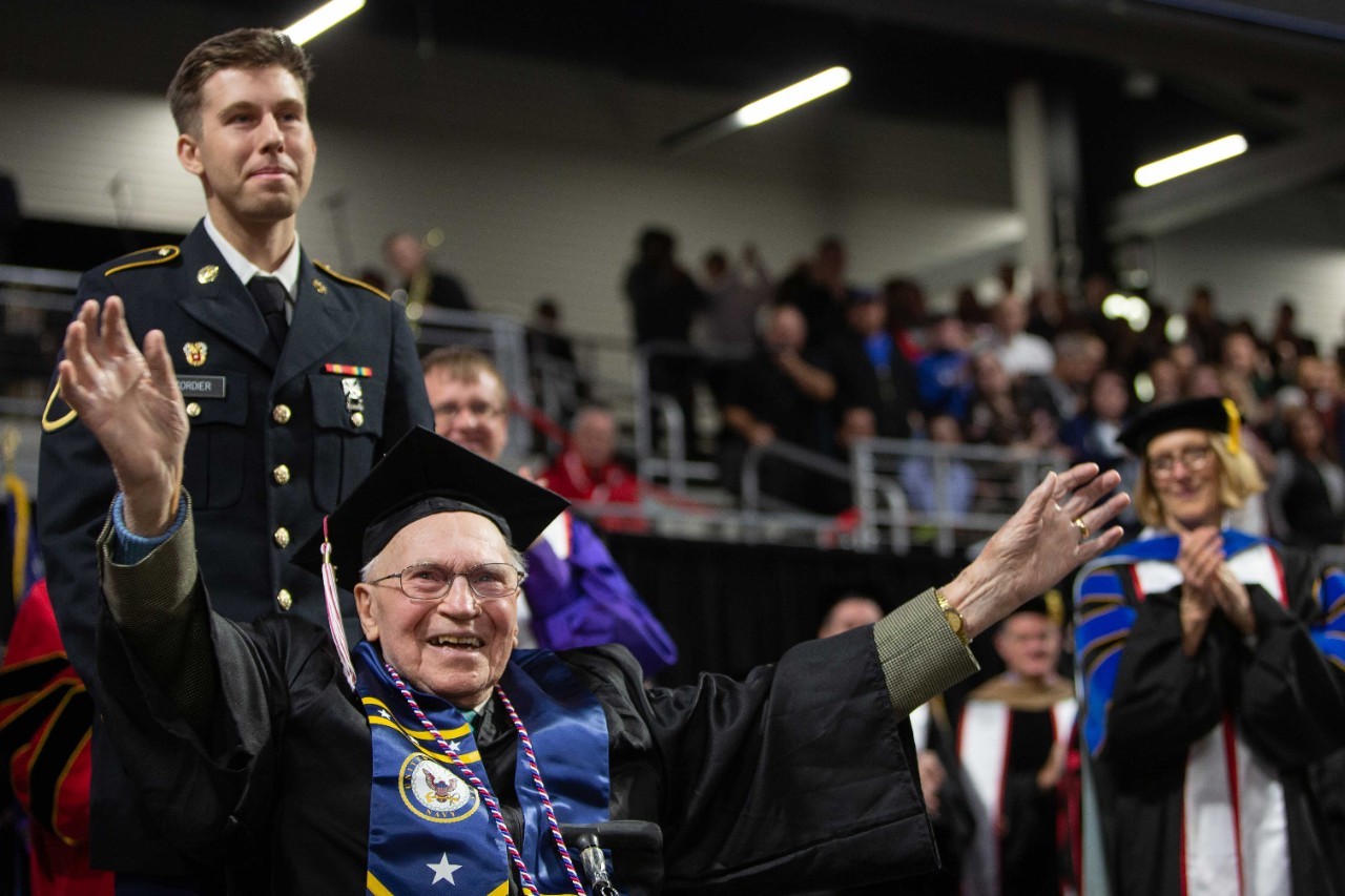 UC honors 90-year-old graduate at December commencement