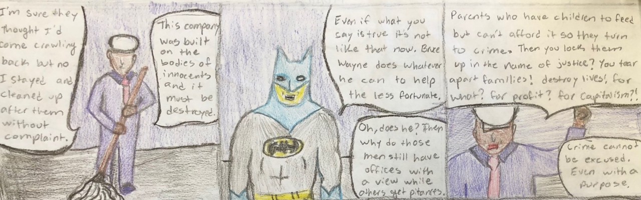 Comic Strip created by UC Students Andrew Barnes, Tony Catrucci, Monica Todd, and Zach Little