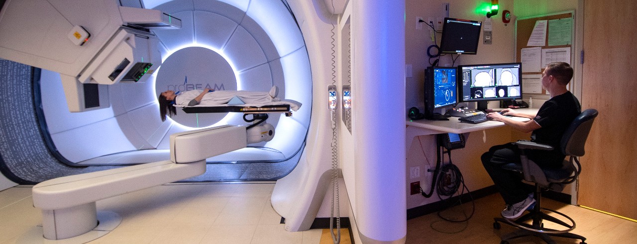 Andrew Porter at the UC Health Proton Therapy Center