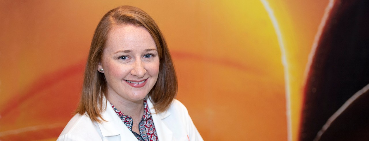 Rachel Moloney, PhD, shown in the UC College of Medicine.