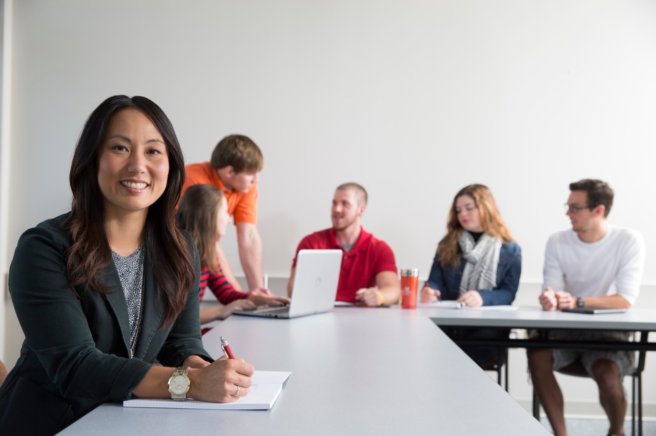 students in classroom