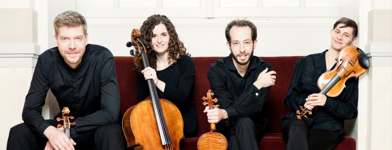 The memebers of CCM's Ariel Quartet