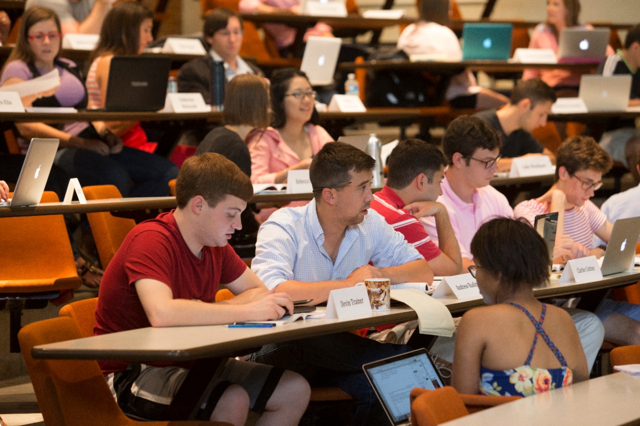 law students in class