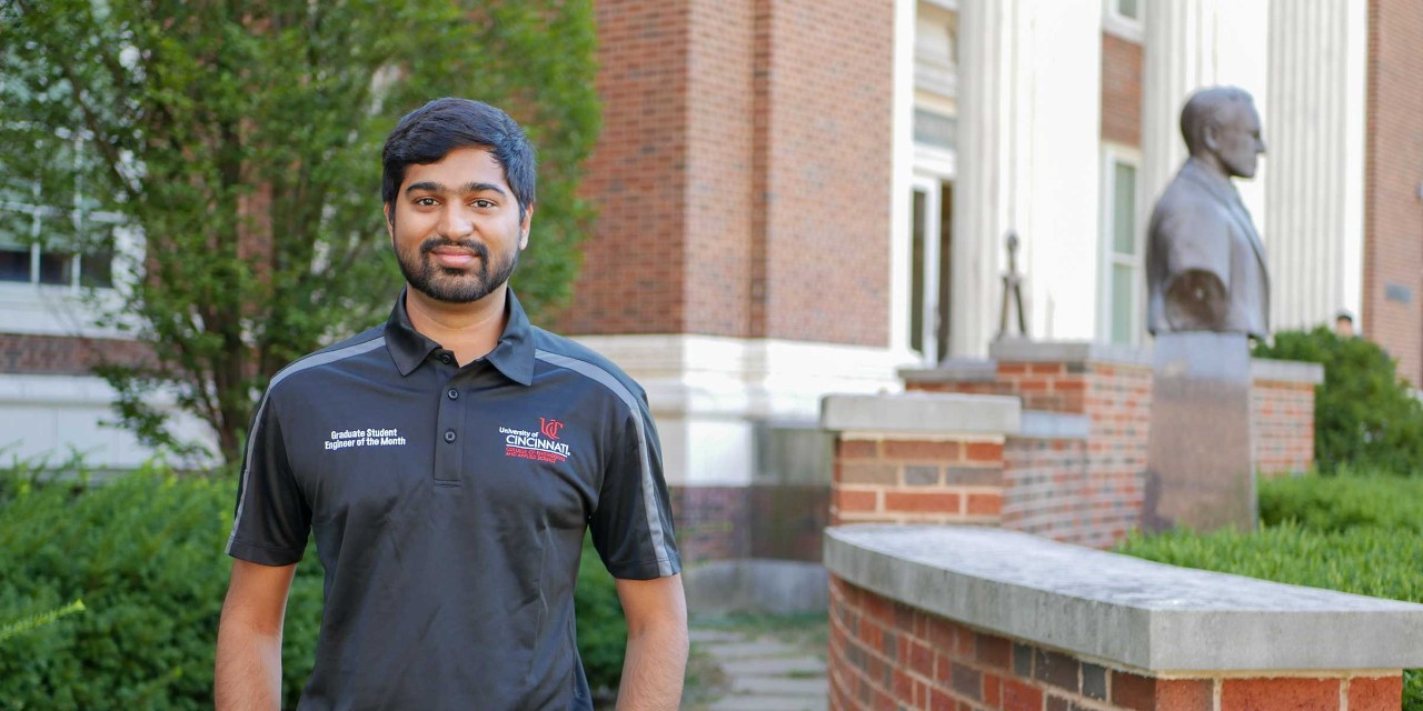 Siddharth Sridhar on campus