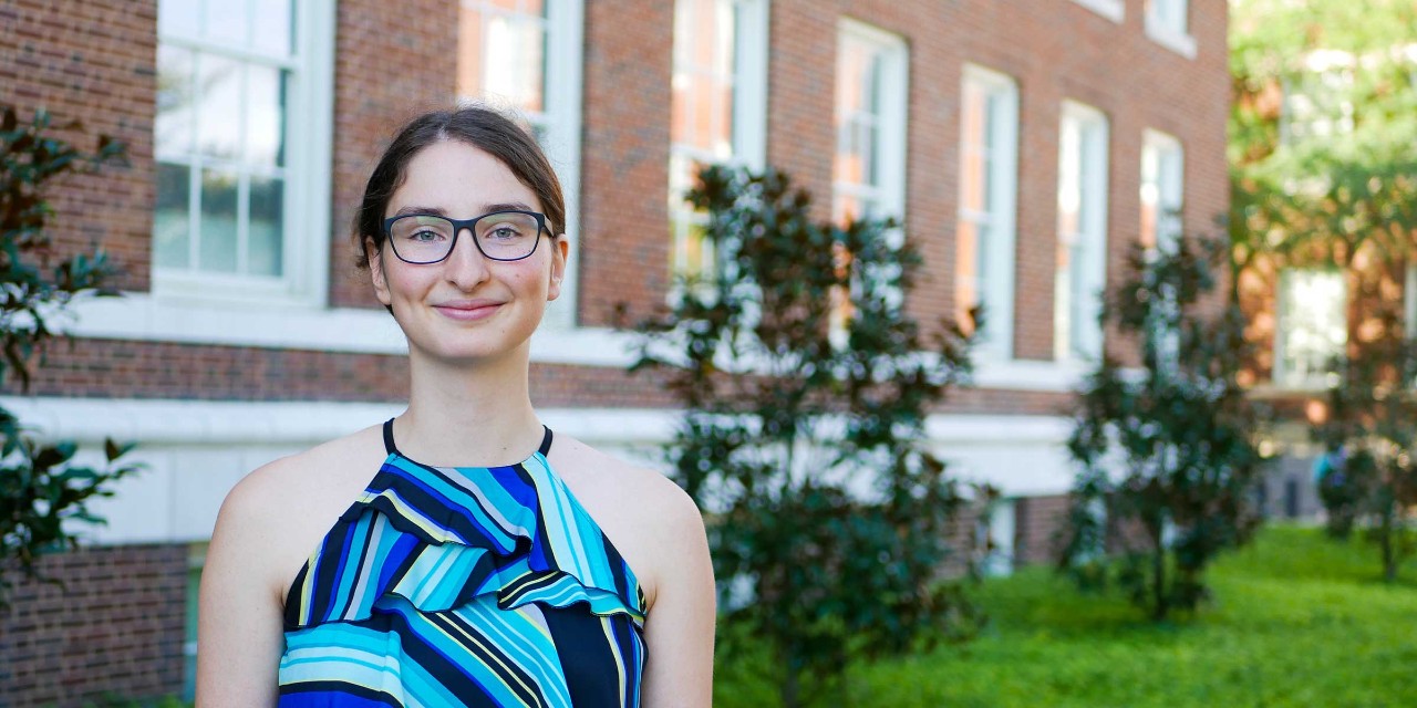 Anastasiya Chapko on campus