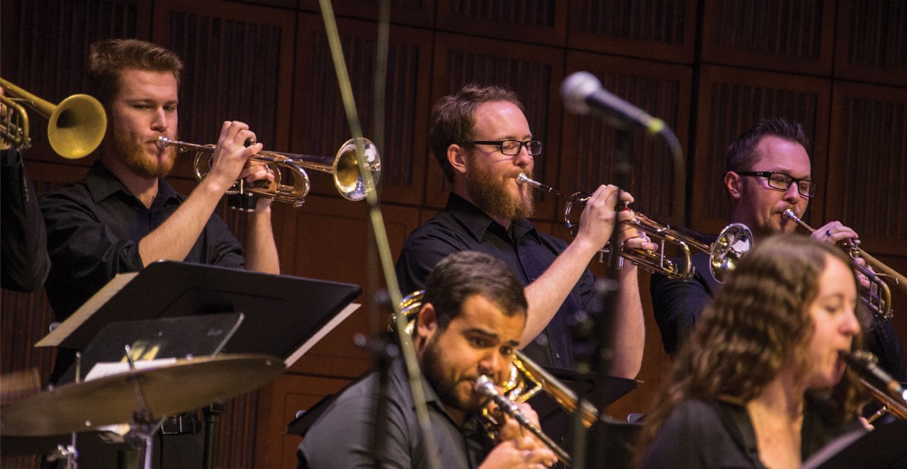 Students in CCM Jazz perform during a concert