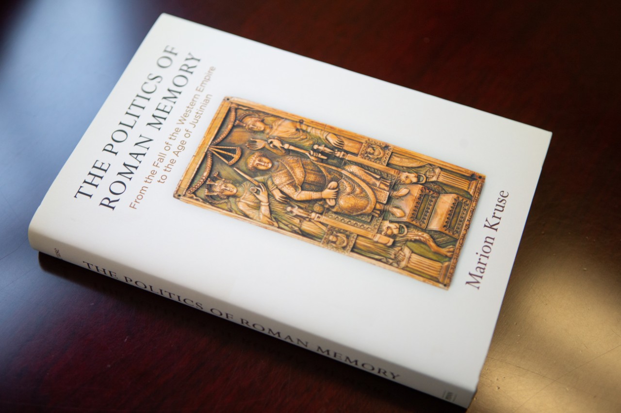 The cover of "The Politics of Roman Memory"
