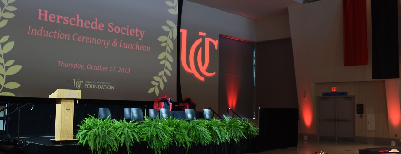 Event set up in Great Hall