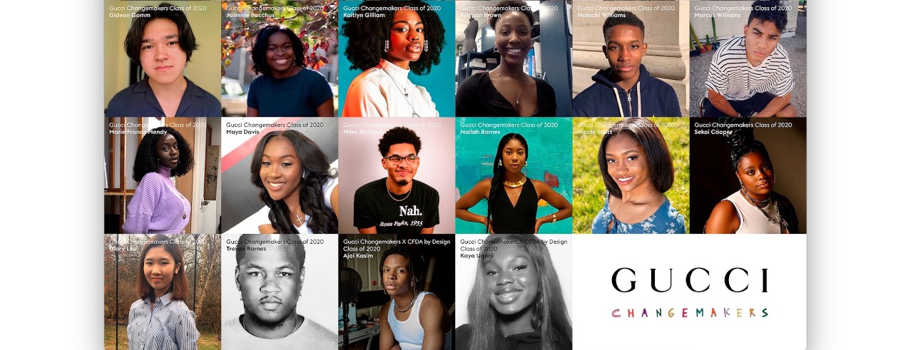 Grid of student winners