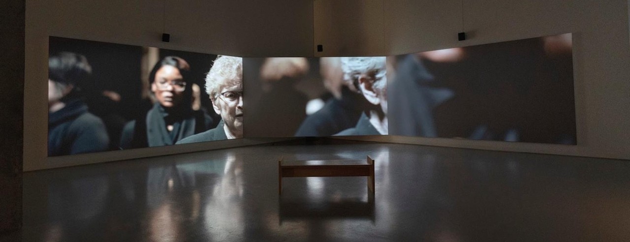 Video art installation