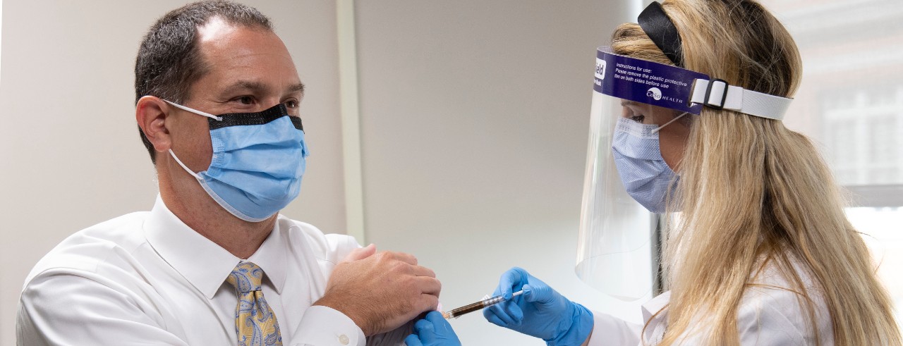 Brett Kissela enrolls in the COVID-19 vaccine trial.