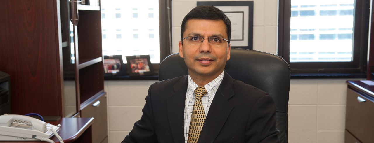 doctor sitting at desk