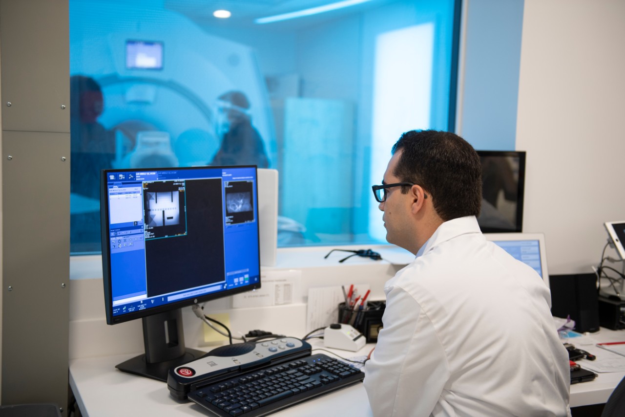 Abdel Mahammedi in CT suite