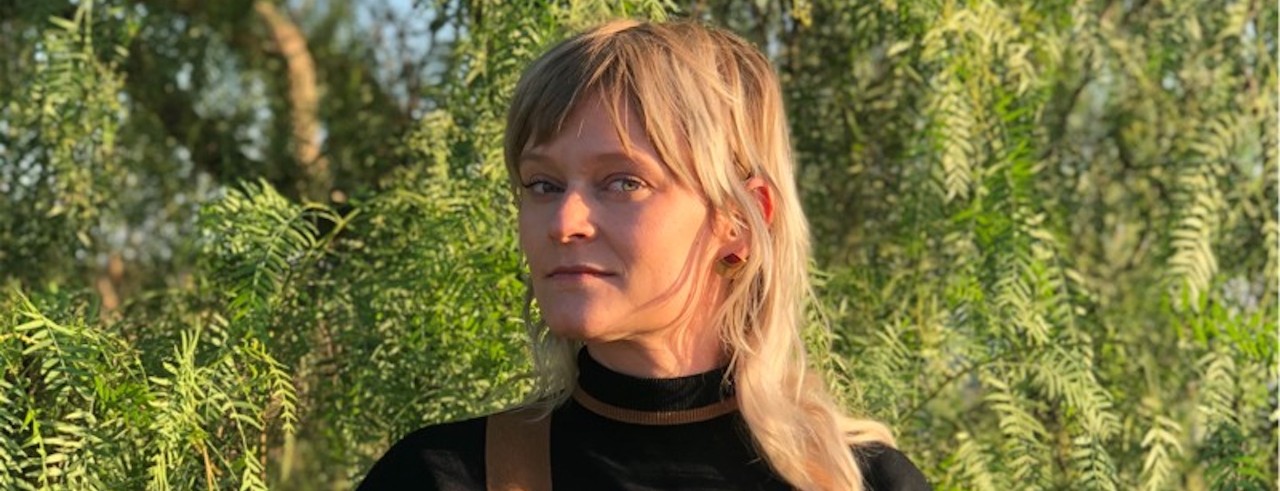 Outdoor portrait of Kirsten Bladh