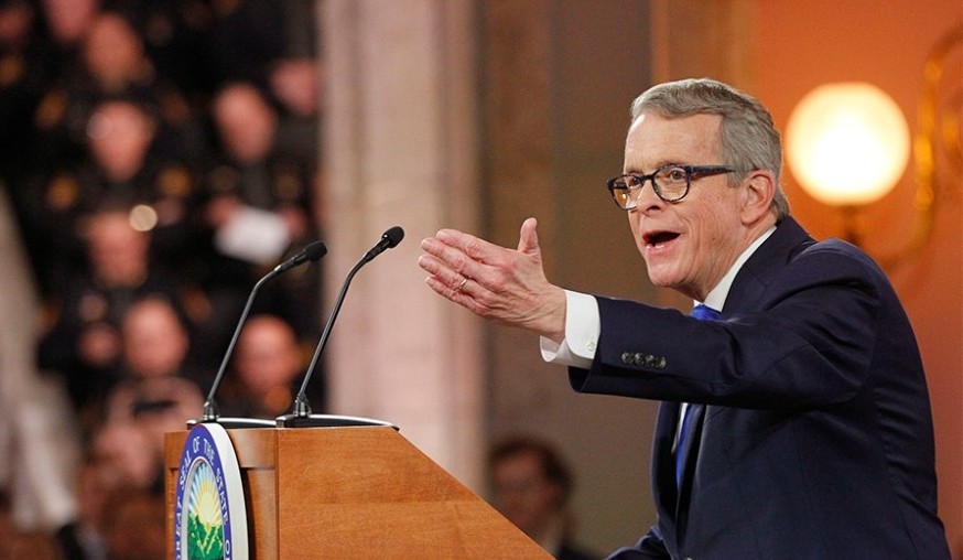 Mike Dewine at the Ohio Statehouse