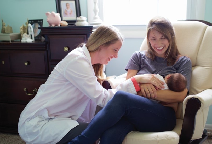 Ashley Weber and preemie baby