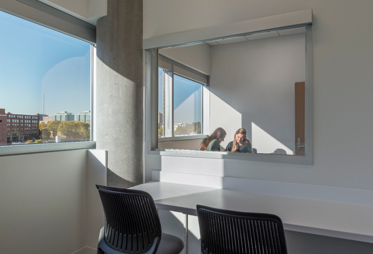 Students in the Speech & Hearing Clinic