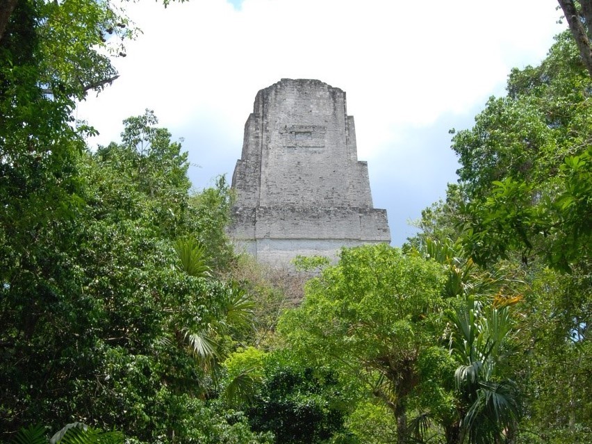 The ancient Maya city of Tikal.